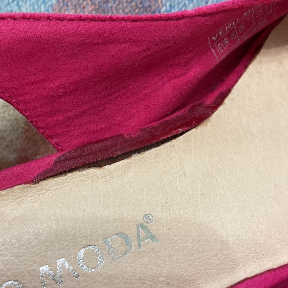 Vero Moda Pink Sling Back Pump Heels 9 - Picture 11 of 11